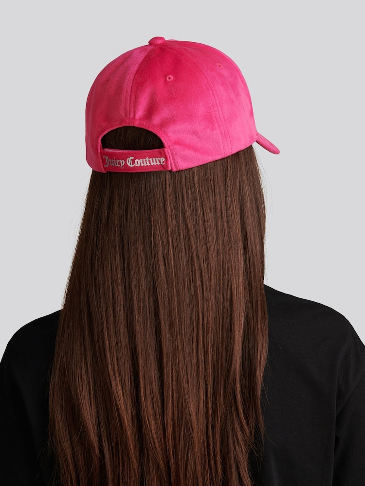 Juicy Couture Pink Classic Velour Cap - Image 2 of 6