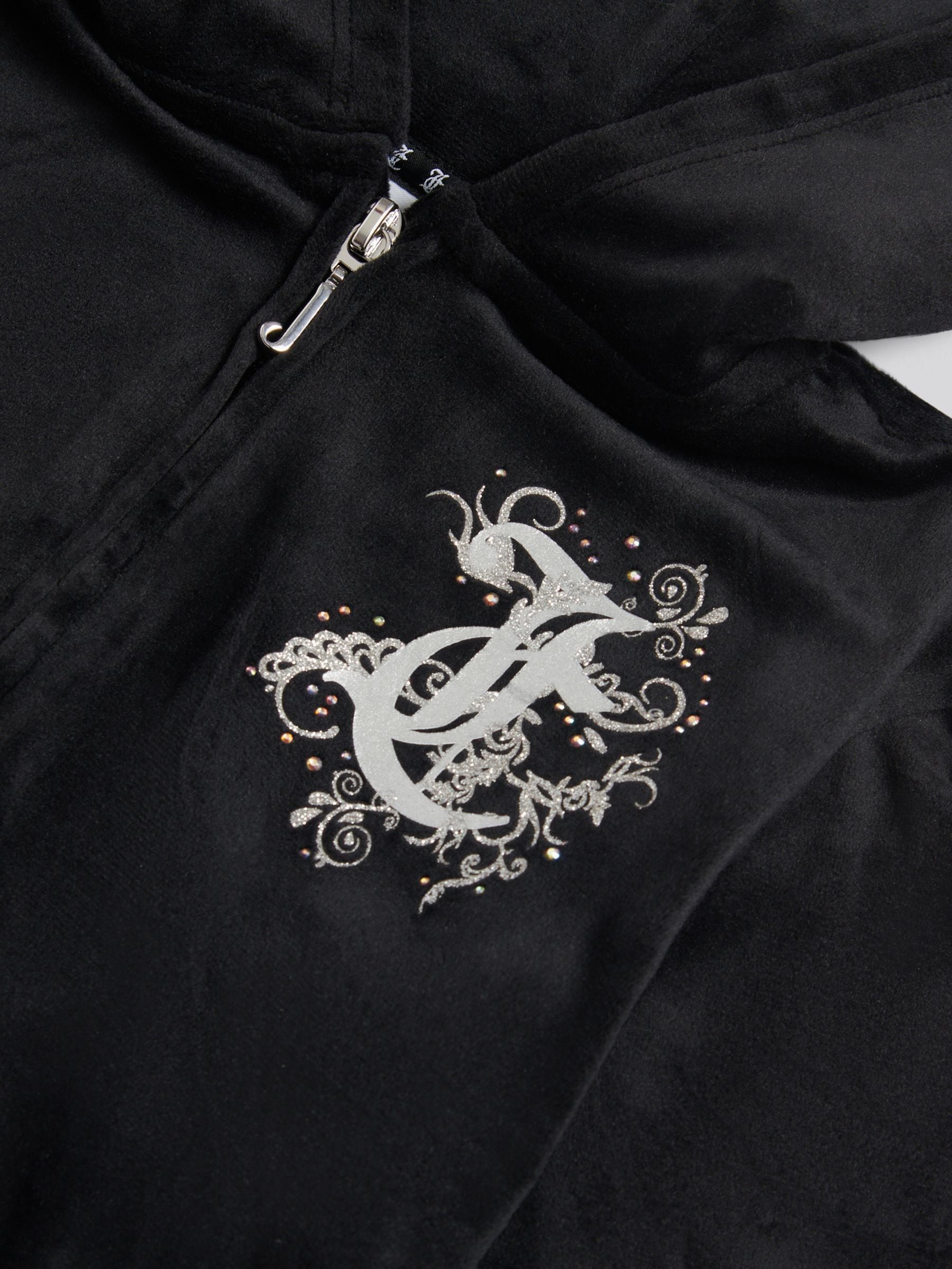 Next：日本 Juicy Couture ペイズリー柄ベロアパフスリーブ ジップ