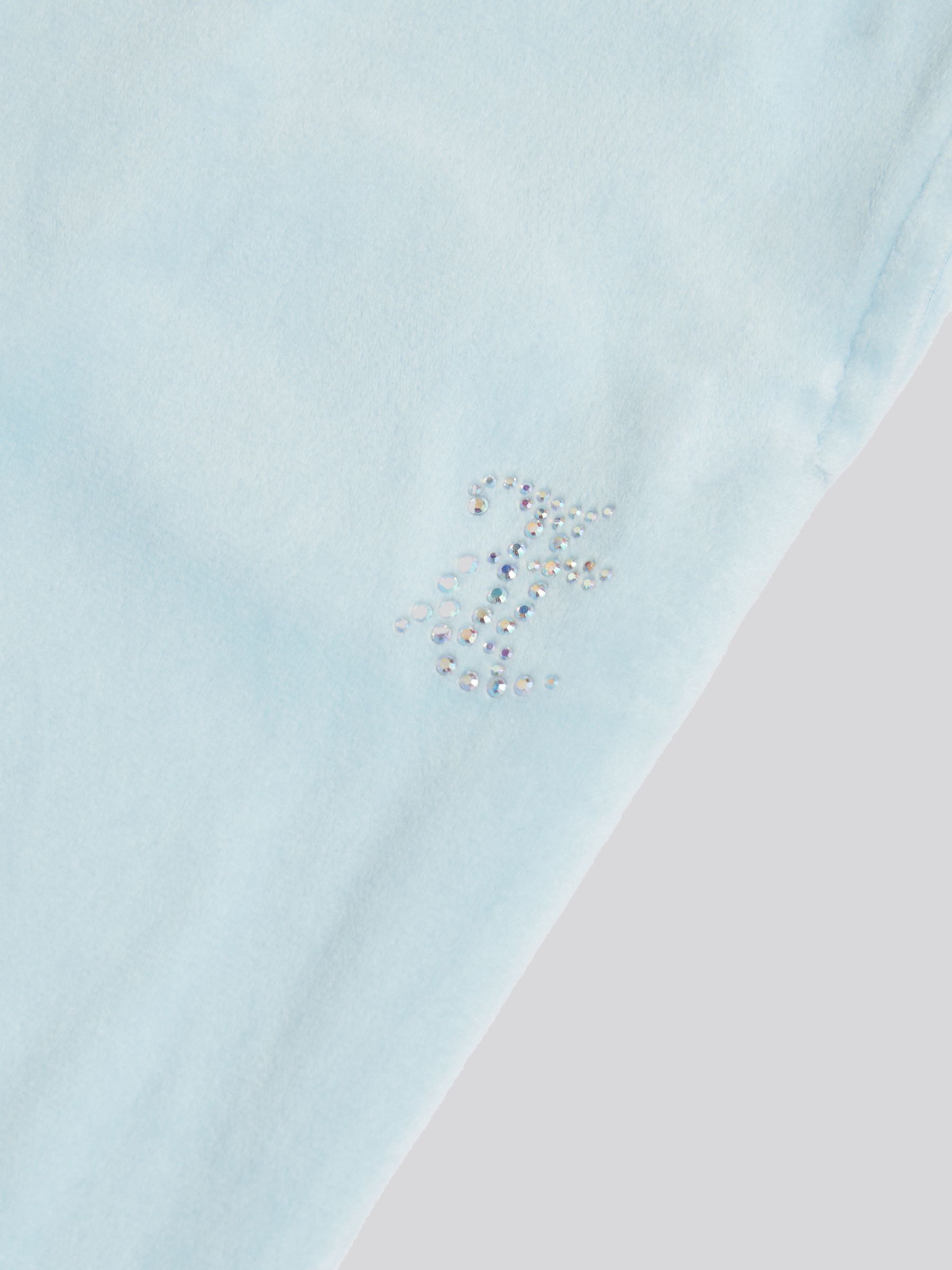 Buy Juicy Couture Blue Velour Diamante Bootcut Joggers from the Next UK ...