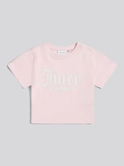 Pink - Juicy Couture Baumwoll-T-Shirt - Bild 1 von 3