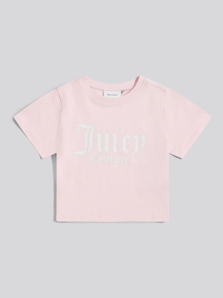 Pink - Juicy Couture Baumwoll-T-Shirt - Bild 1 von 3