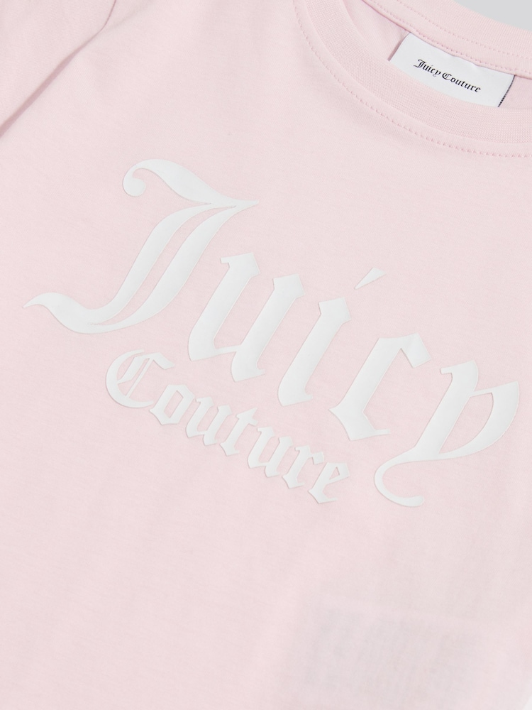 Pink - Juicy Couture Baumwoll-T-Shirt - Bild 3 von 3