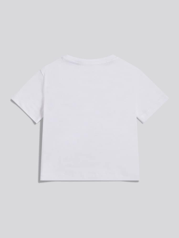 Juicy Couture White Cropped Slogan T-Shirt - Image 2 of 3 Juicy Couture White Cropped Slogan T-Shirt - Image 2 of 3