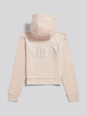 Juicy Couture Grey Diamante Zip Through Hoodie - Image 2 of 4