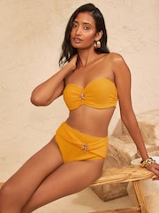Ochre Yellow Starfish Trim - חזיית ביקיני עם קאפ מעוצב של Love & Roses - תמונה 1 מתוך 4