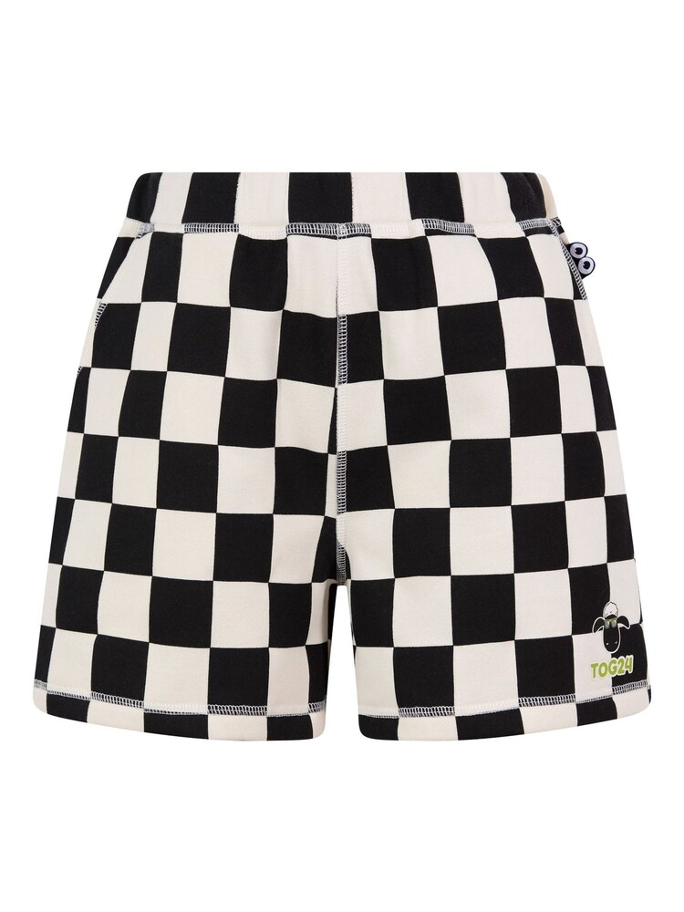 Tog 24 Black Afrino Shaun The Sheep Sweat Shorts - Image 6 of 6