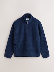 Azul marino - Nep Borg Quarter Zip Fleece - Imagen 6 de 8