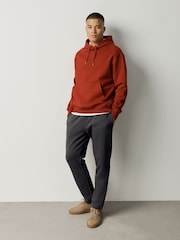 Slate Grey Slim Fit Brushback Joggers - Image 1 of 7