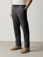 Slate Grey Slim Fit Brushback Joggers - Image 2 of 7