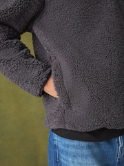 Charcoal Grey Soft Touch Quarter Zip Fleece - Image 5 of 5
