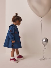 Blue Cherry Sequin Denim Dress (3mths-8yrs) - Image 2 of 8