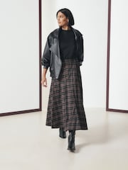 Black/Brown Check Tailored Kilt - Image 1 of 8