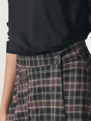 Black/Brown Check Tailored Kilt - Image 5 of 8