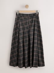 Black/Brown Check Tailored Kilt - Image 6 of 8