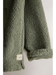Yard Sage Green Borg Jacket - Image 10 of 12