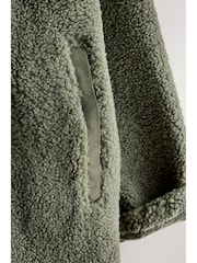 Yard Sage Green Borg Jacket - Image 9 of 12