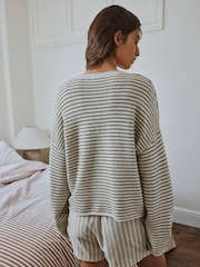 Yard Sage/Ecru Striped Knit Lounge Jumper - Image 2 of 6