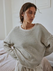 Yard Sage/Ecru Striped Knit Lounge Jumper - Image 3 of 6