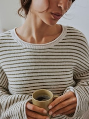 Yard Sage/Ecru Striped Knit Lounge Jumper - Image 5 of 6