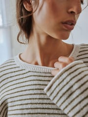 Yard Sage/Ecru Striped Knit Lounge Jumper - Image 6 of 6
