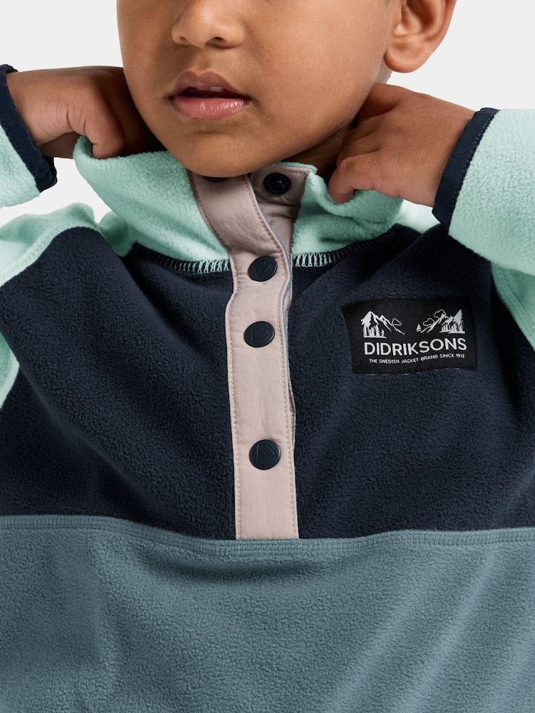 Didriksons Monte Half Button Fleece - Image 4 of 4 Didriksons Monte Half Button Fleece - Image 4 of 4