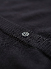 Celtic & Co. Fine Knit Merino Blue Cardigan - Image 6 of 7