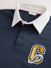 Navy Badge Rugby Shirt - Image 3 of 3