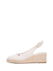 Tommy Hilfiger Cream Hemp Slingback Wedge Espadrilles - Image 2 of 6