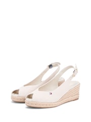 Tommy Hilfiger Cream Hemp Slingback Wedge Espadrilles - Image 3 of 6