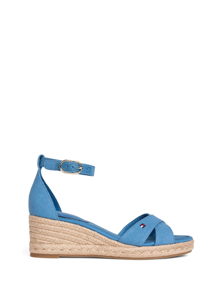 Tommy Hilfiger Hemp Crossover Strap Wedge Espadrilles - Bild 1 von 6