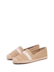 Tommy Hilfiger Natural Canvas Denim Espadrilles - Image 3 of 6