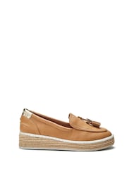 Moda in Pelle Natural Elga Tassle Trim Espadrilles - Image 1 of 4