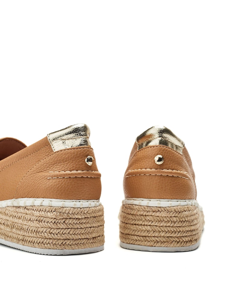 Moda in Pelle Natural Elga Tassle Trim Espadrilles - Image 4 of 4 Moda in Pelle Natural Elga Tassle Trim Espadrilles - Image 4 of 4