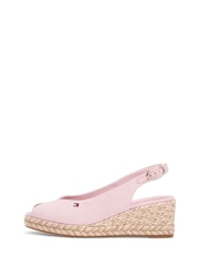 Tommy Hilfiger Pink Hemp Slingback Wedge Espadrilles - Image 1 of 5
