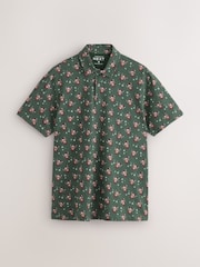 Green Hamish The Highland Cow Christmas Short Sleeve Motionflex Polo Shirt - Image 5 of 7
