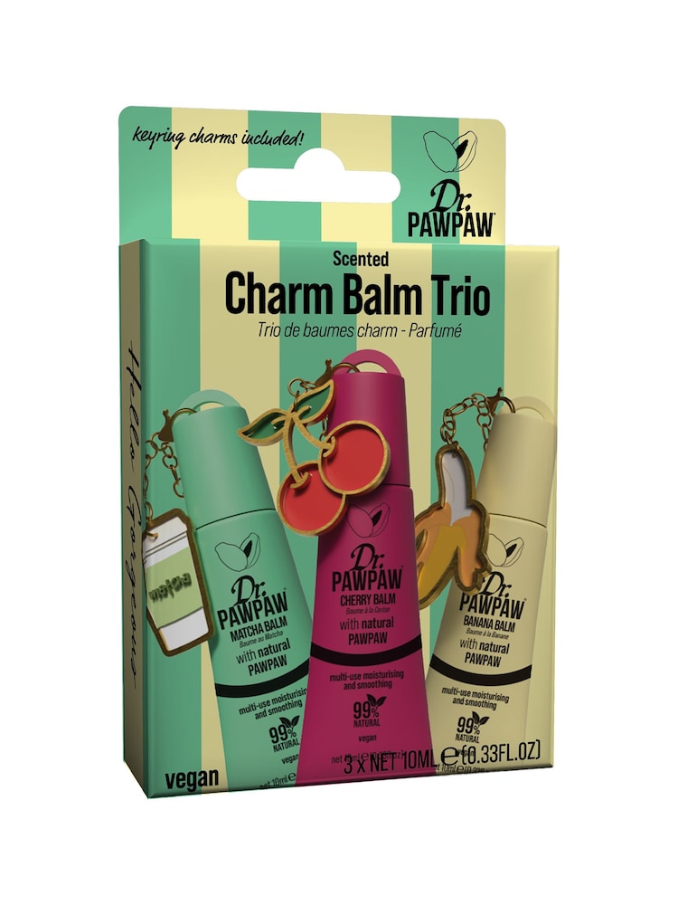 Dr. PAWPAW Dr.PAWPAW Flavoured Charm Balm Trio - Image 1 of 1 Dr. PAWPAW Dr.PAWPAW Flavoured Charm Balm Trio - Image 1 of 1