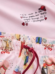 Cath Kidston Pink Paddington Back Print Pyjamas Set - Image 2 of 3