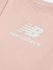 New Balance Stacked Logo T-Shirt & Shorts Set - 圖片 4/5
