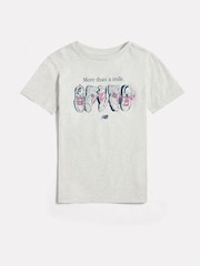 New Balance Grey More Than A Mile Graphic T-Shirt - Image 1 of 3