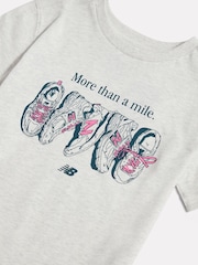 New Balance Grey More Than A Mile Graphic T-Shirt - Image 3 of 3