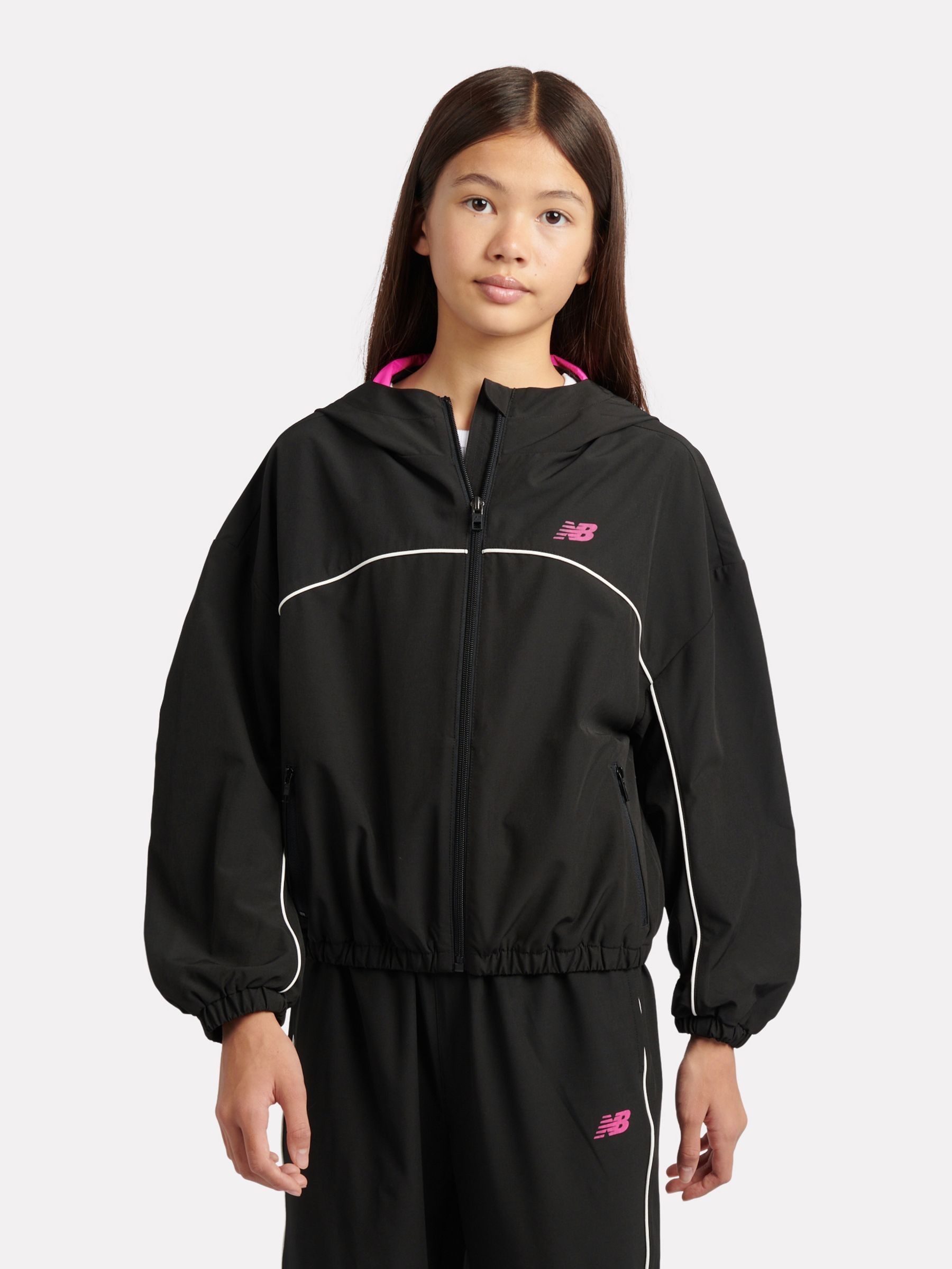 Buy New Balance Black Piping Track Jacket from Next USA