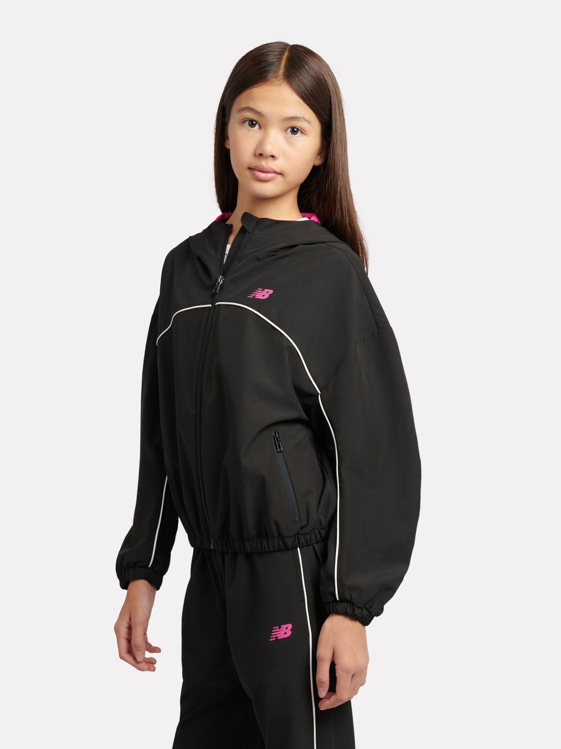 Buy New Balance Black Piping Track Jacket from Next USA