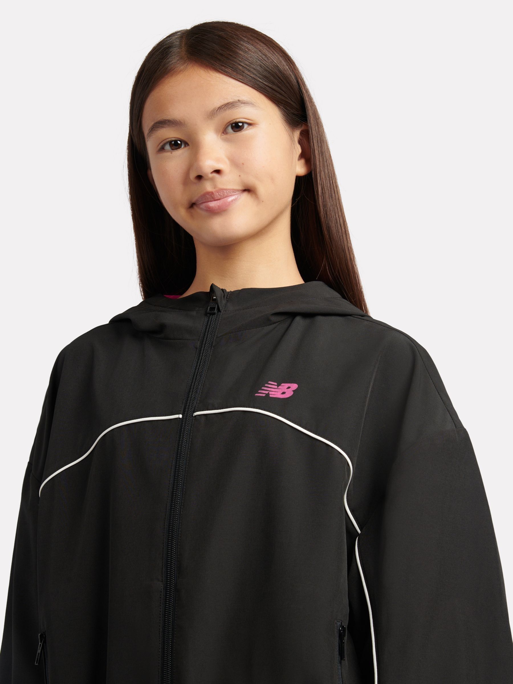 Buy New Balance Black Piping Track Jacket from Next USA