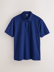 Green/Blue/Ecru/Brown/Red Regular Fit Motionflex Short Sleeve Jersey Polo Shirts 5 Pack - Image 10 of 13