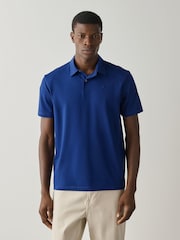 Green/Blue/Ecru/Brown/Red Regular Fit Motionflex Short Sleeve Jersey Polo Shirts 5 Pack - Image 3 of 13