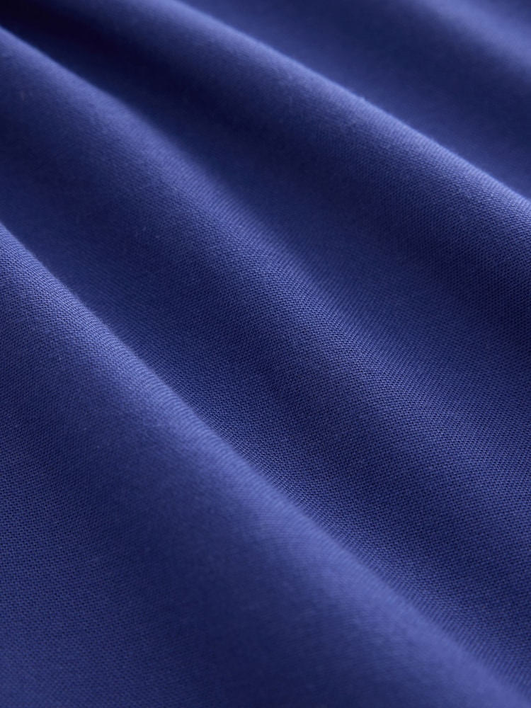 Bright Blue Stretch Oxford Long Sleeve Shirt - Image 10 of 10