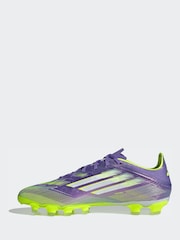 adidas Purple F50 Pro Multi Ground Boots - Image 4 of 10