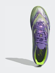 adidas Purple F50 Pro Multi Ground Boots - Image 7 of 10