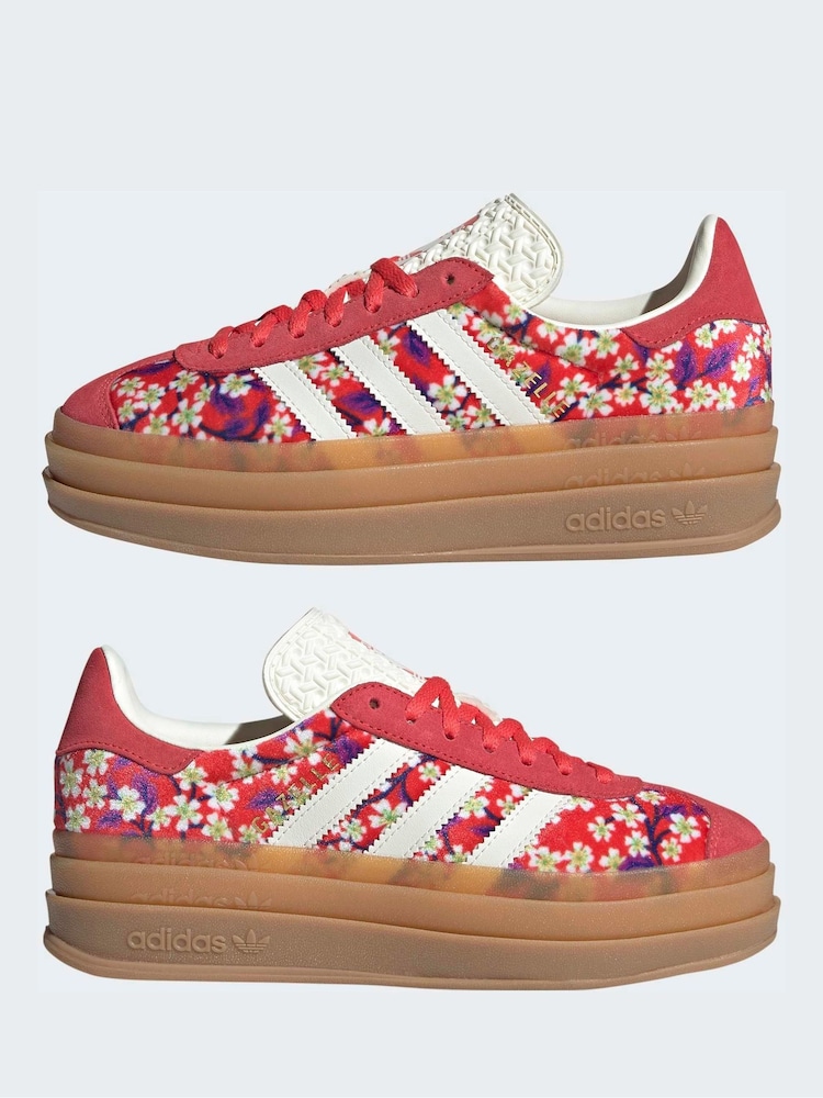 adidas gazelle silver green womens adidas Originals Superstar II - Better Scarlet/Core Black/Matte Gold  -Trainers main image 1