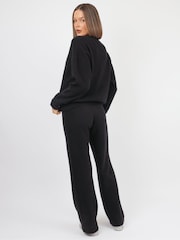 Simmi London Blue Faye Studios Soft Touch Crew Neck Sweat Top - Image 4 of 4